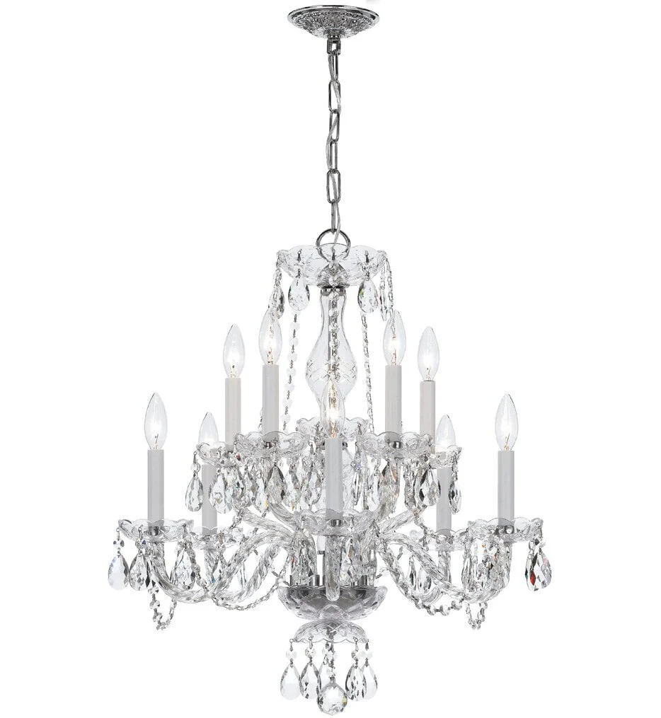 Crystorama - 5080-CH-CL-I - Traditional Crystal 23" Chandelier